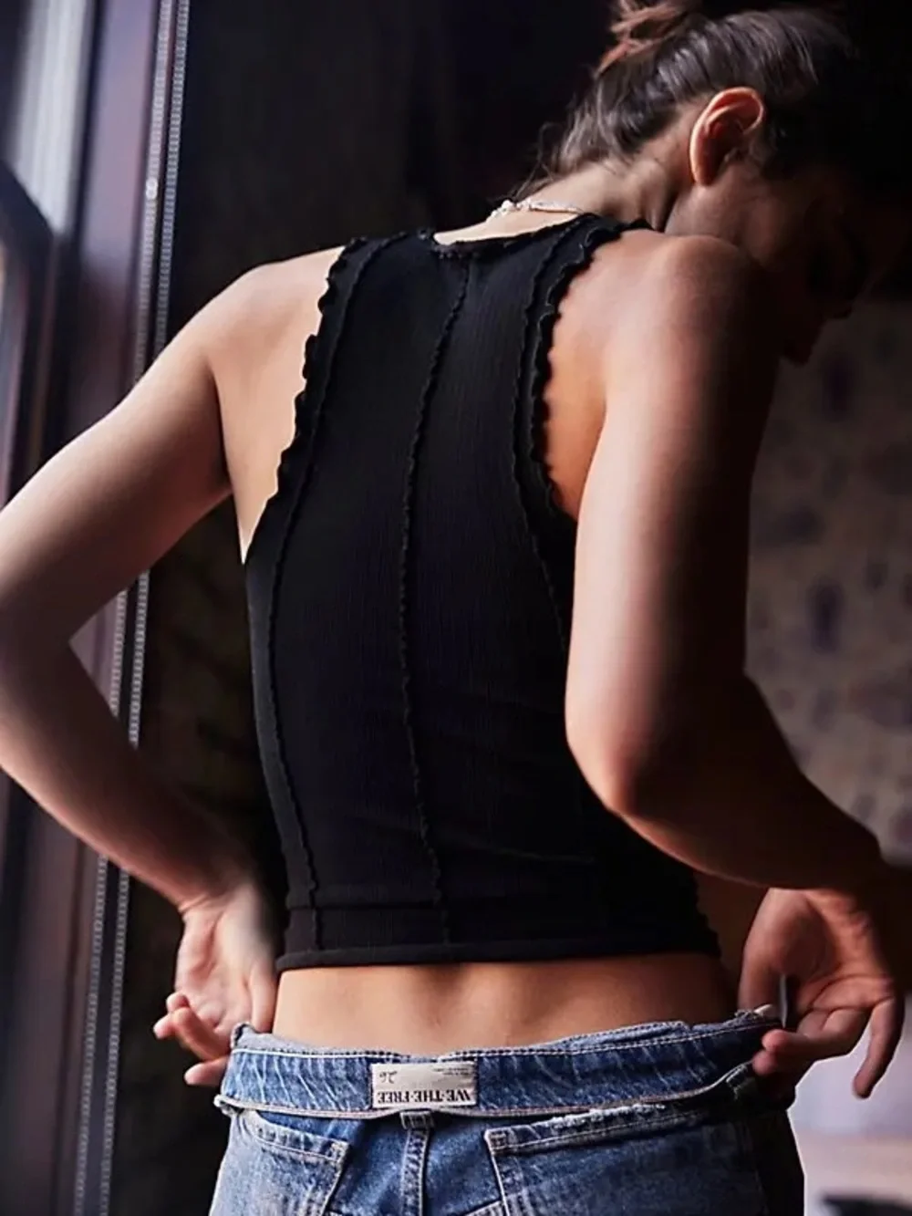 NWT FREE PEOPLE INTIMATELY Better This Way Tank | Black MSRP $38